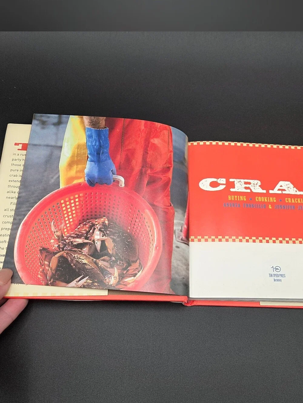 Crab: Buying • Cooking • Cracking Cookbook - Red Hardback